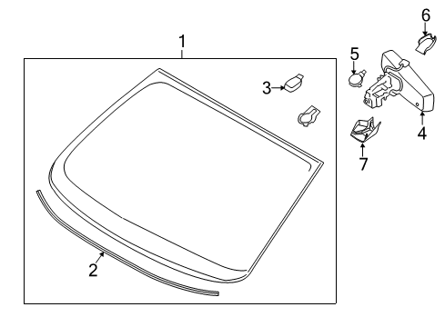 2020 Ford Fusion Wipers Diagram 1