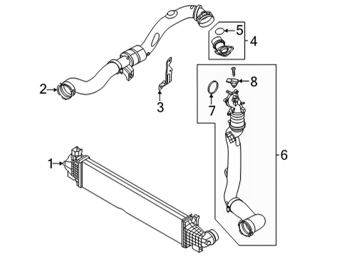 2022 Ford Bronco Sport Intercooler Diagram 1