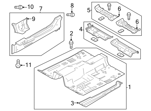 2024 Ford Mustang Floor Diagram 1