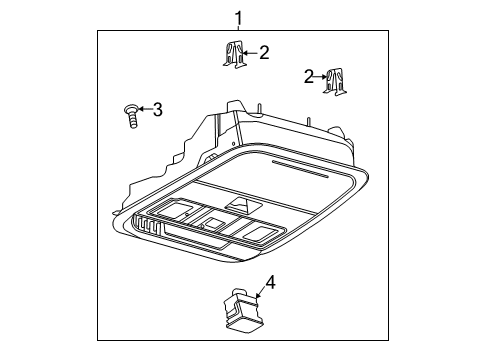 2022 Lincoln Aviator Overhead Console Diagram