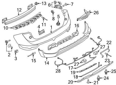 2019 Lincoln MKC SWITCH ASY - STEERING WHEEL Diagram for BB5Z-9C888-A