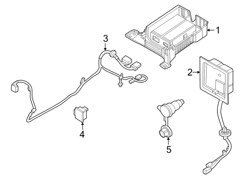 2022 Ford E-Transit COVER - LOW AIR PRESSURE SENDE Diagram for NK4Z-19G317-A