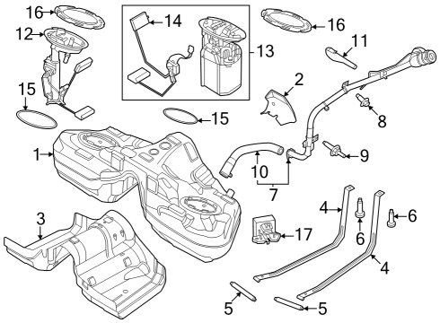 2024 Ford Mustang Fuel System Components Diagram 2