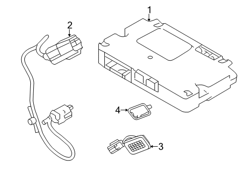 2019 Ford Police Interceptor Sedan Electrical Components Diagram 1