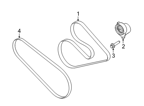 2020 Ford Transit Belts & Pulleys Diagram 2