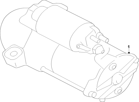 2023 Ford Edge Starter Diagram 3