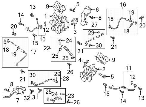 2021 Lincoln Navigator Turbocharger Diagram