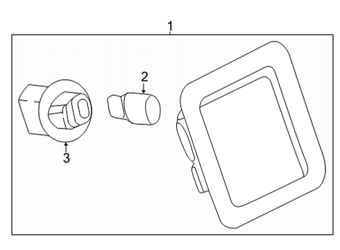 2023 Ford F-150 License Lamps Diagram 1