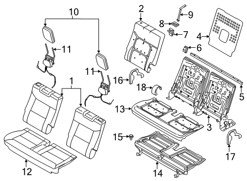 2020 Lincoln Aviator Third Row Seats Diagram