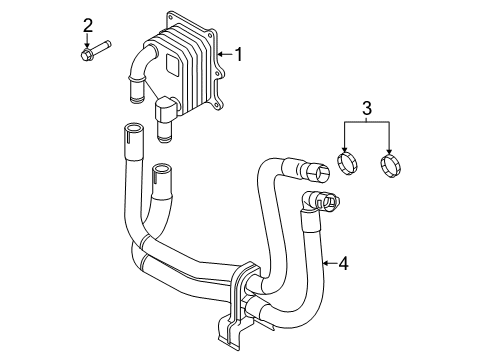 2019 Ford Police Interceptor Sedan Oil Cooler Diagram 2