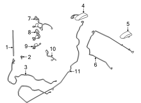 2021 Ford F-150 CABLE Diagram for ML3Z-19A397-A