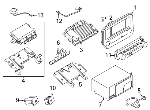 2022 Ford Transit Sound System Diagram 1