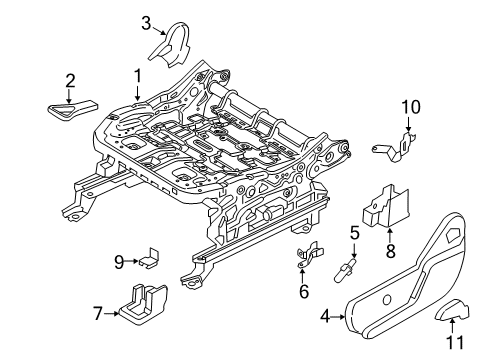 2020 Ford EcoSport Tracks & Components Diagram 1