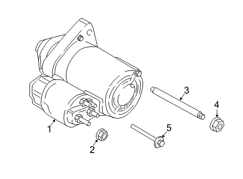 2021 Ford EcoSport Starter Diagram 1