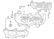 Diagram for 2022 Ford F-150 Fog Light - ML3Z-15200-C