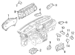 Diagram for 2022 Ford E-Transit Speedometer - NK4Z-10849-AF