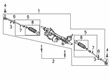 Diagram for 2023 Lincoln Aviator Tie Rod - L1MZ-3280-F