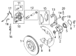 Diagram for 2023 Ford Transit Connect ABS Sensor - LV6Z-2C190-A