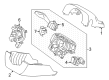 Diagram for 2021 Lincoln Nautilus Steering Column Cover - MA1Z-3530-BD