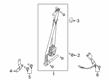 Diagram for 2020 Ford Ranger Seat Belt - KB3Z-26611B64-AC