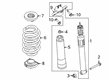 Diagram for 2023 Ford Escape Shock Absorber - PZ1Z-18125-A