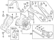 Diagram for 2024 Ford Mustang Radiator Hose - P2GZ-8A520-A