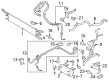 Diagram for Ford Bronco Automatic Transmission Oil Cooler Line - NB3Z-7R081-B