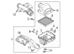 Diagram for 2022 Ford F-150 Air Duct - ML3Z-9B659-D