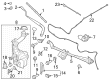 Diagram for 2021 Ford Mustang Windshield Wiper - FR3Z-17528-AA