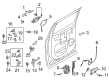 Diagram for 2024 Ford F-250 Super Duty Rear Passenger Door Handle Latch - ML3Z-18264A00-A