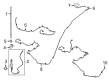 Diagram for 2022 Ford Transit Antenna Cable - LK4Z-18812-S