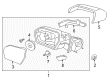 Diagram for 2023 Ford Expedition Car Mirror - NL1Z-17683-AB