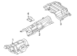 Diagram for Ford Maverick Exhaust Heat Shield - NZ6Z-60114B06-B