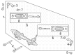 Diagram for 2022 Ford F-150 Lightning Tie Rod - NL3Z-3A130-B