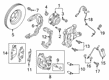 Diagram for 2022 Ford Edge Brake Backing Plate - M2GZ-2K004-A