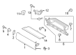 Diagram for 2022 Ford F-150 Lightning Glove Box - NL3Z-78519C36-AA