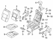 Diagram for 2023 Ford Explorer Seat Cushion - LB5Z-7866800-E