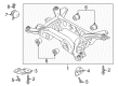 Diagram for 2024 Ford Mustang Front Cross-Member - JR3Z-5035-L