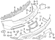 Diagram for 2024 Ford Mustang Bumper - PR3Z-17K835-AAPTM