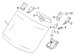 Diagram for 2021 Ford Transit Windshield - LK4Z-5403100-E