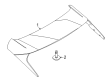 Diagram for 2023 Ford Mustang Mach-E Spoiler - LJ8Z-5844210-AB