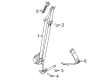 Diagram for Ford Bronco Sport Seat Belt - M1PZ-78611B08-AA