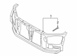 Diagram for Ford Radiator Support - KB3Z-16138-B