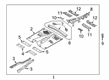 Diagram for 2022 Ford Police Interceptor Utility Floor Pan - L1MZ-7811135-D