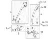 Diagram for Ford Police Responder Hybrid Seat Belt - LS7Z-54611B69-AE