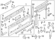 Diagram for 2022 Ford F-150 Lightning Door Latch Assembly - ML3Z-9943150-C