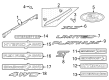 Diagram for 2020 Ford Police Interceptor Utility Emblem - LB5Z-8213-A