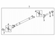 Diagram for 2022 Lincoln Aviator CV Boot - L1MZ-4421-A