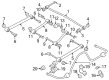 Diagram for Ford Bronco Control Arm - MB3Z-5A649-B