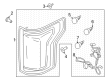 Diagram for Ford F-150 Tail Light - ML3Z-13405-F